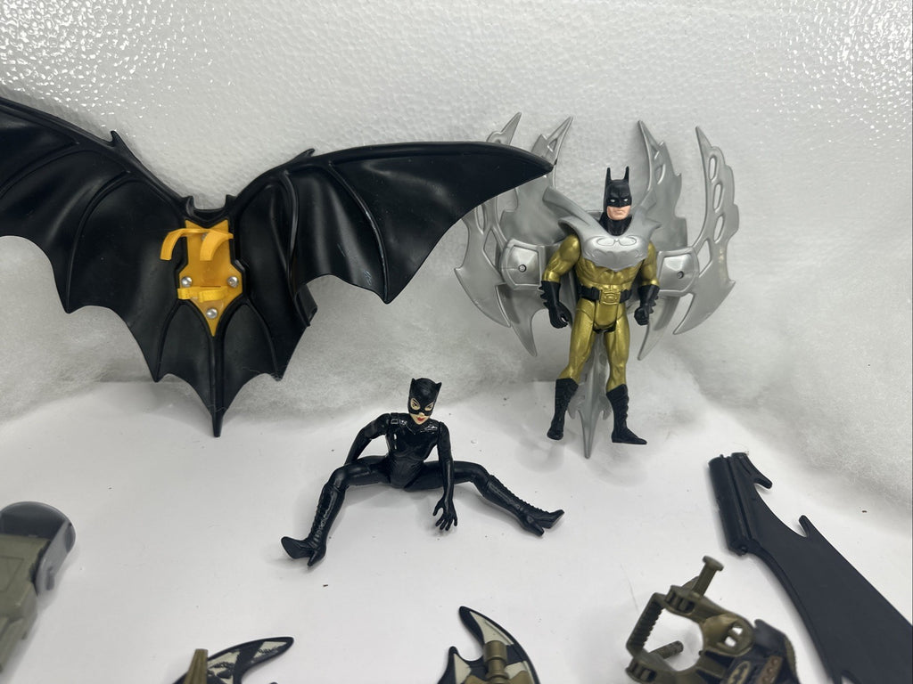 Used Vintage Batman Kenner figures lot Wings Missiles Etc 1990’s Characters Used8