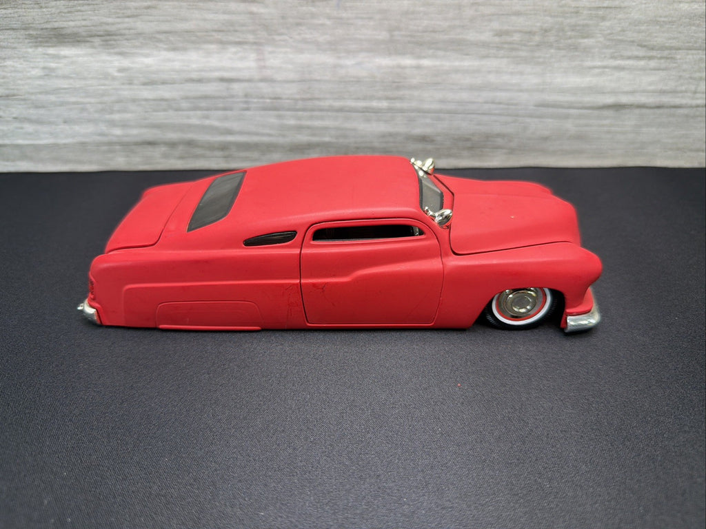V Rare Jada 1/24 Scale Diecast 1951 Lincoln Mercury  FLAT RED  Old Skool NO BOX0