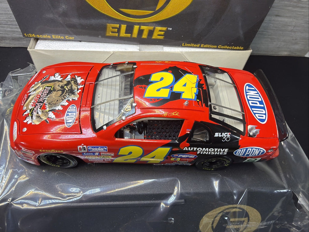 Action 1/24 Jeff Gordon #24 DuPont Jurassic Park 1997 Monte Carlo Elite LE STAND4