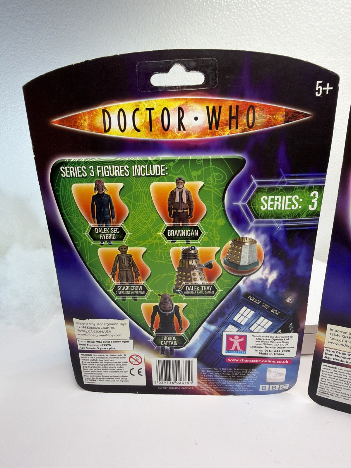 Dr Who Action Figure Laszlo & Brannigan 2004 Series 3 Lot Of 2 New Sealed6