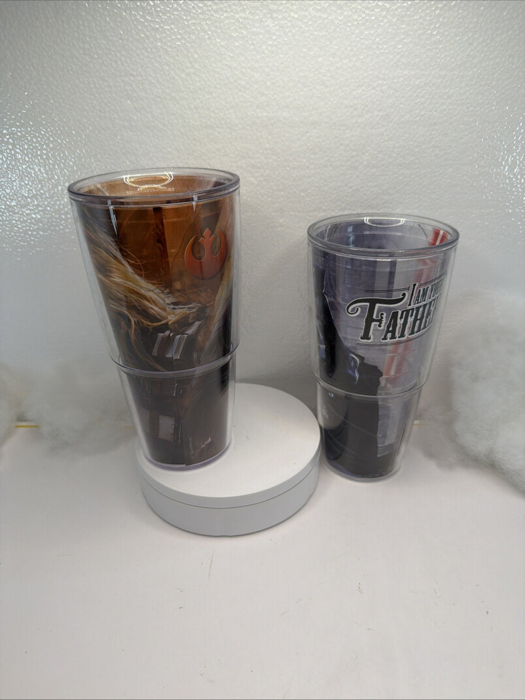 TERVIS TUMBLERS CHEWBACCA & DARTH VADER 24 oz !!SET OF 2!! STAR WARS4