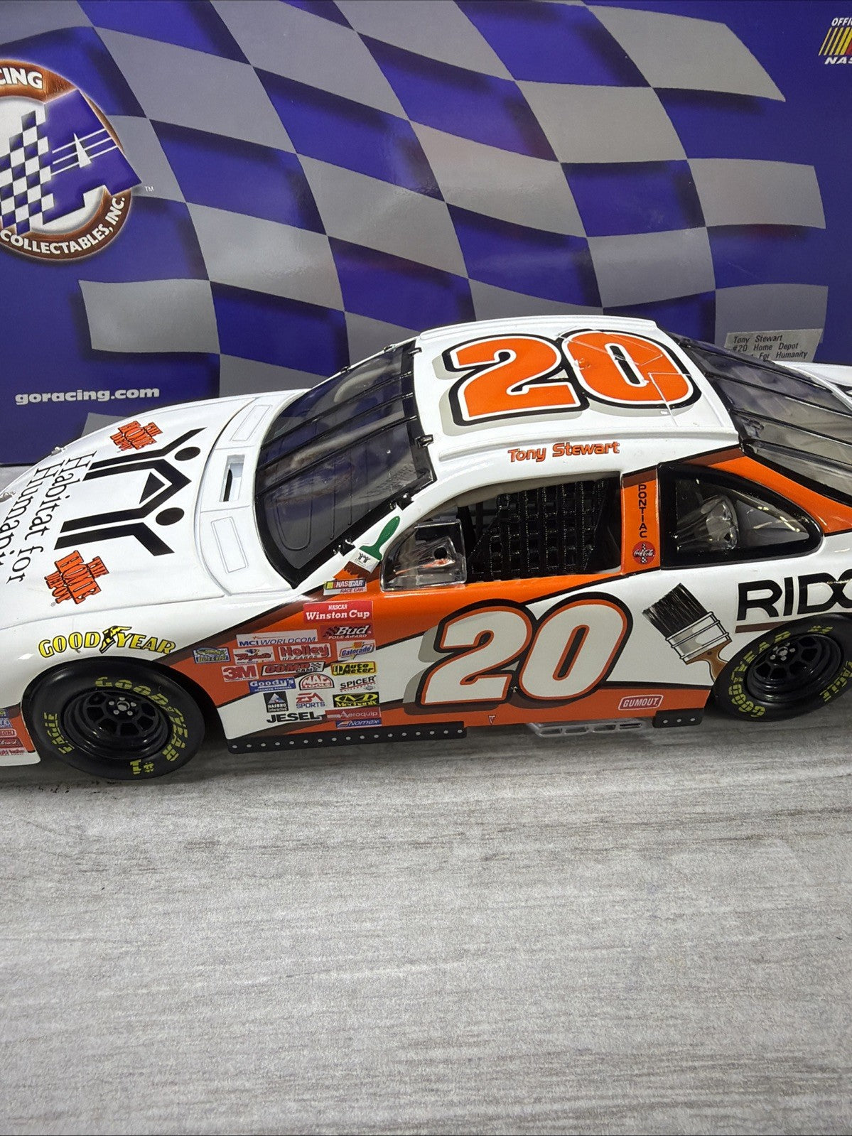 Action 1999 Habitat for Humanity , Home Depot 1:18 Pontiac #20 Tony Stewart  New2