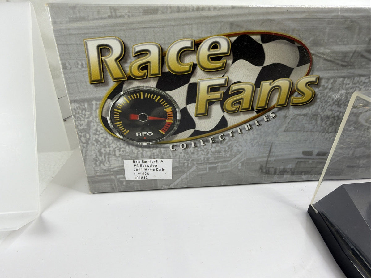 ACTION DALE EARNHARDT JR #8 BUDWEISER 2001 MONTE CARLO PLATINUM 1/24 1 OF 6245