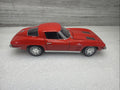 1963 Chevrolet Corvette C2 1/24 Scale Diecast Metal Model - Red No Box  Nice0