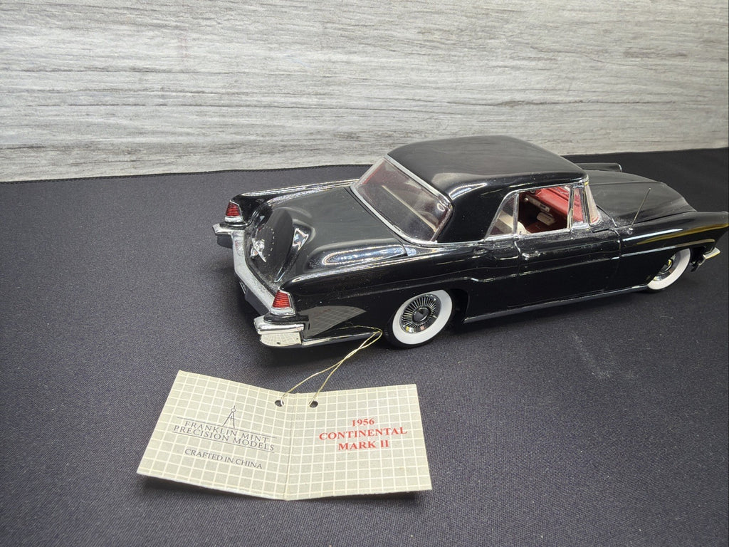 1:24 Franklin Mint Precision Models 1956 Lincoln Continental Mark II Black1