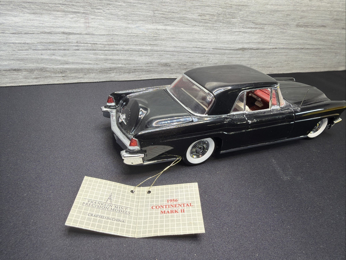 1:24 Franklin Mint Precision Models 1956 Lincoln Continental Mark II Black1