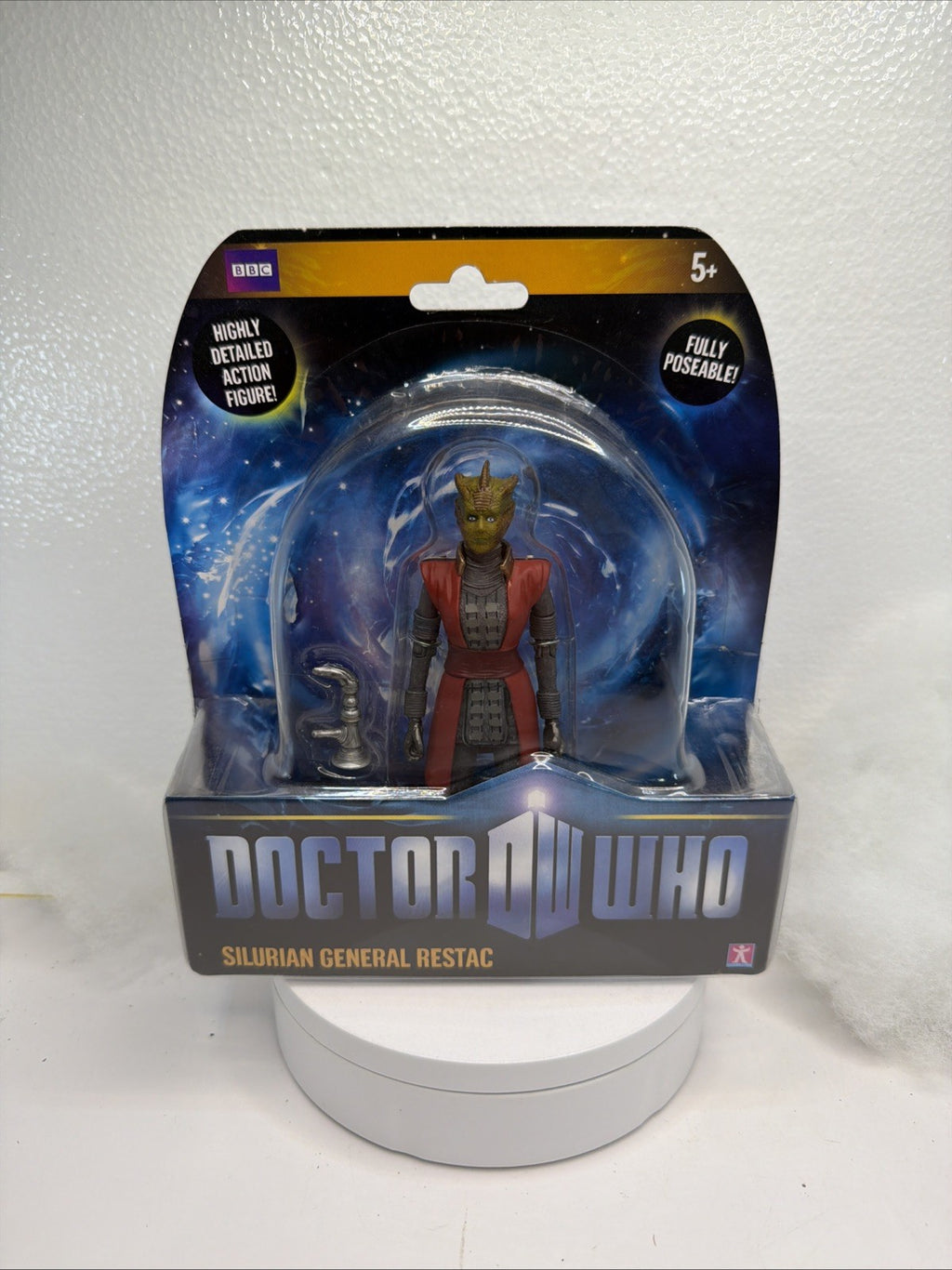 BBC Doctor Dr. Who Series 5   Silurian General Restac Action Figure  RARE0