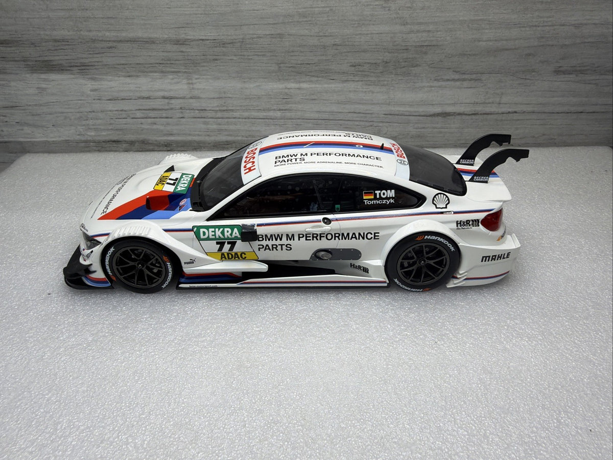 BMW M4 DTM #77 Tomczyk 2015 1:18 Norev BMW M Performance Dealer Model  READ!!!6