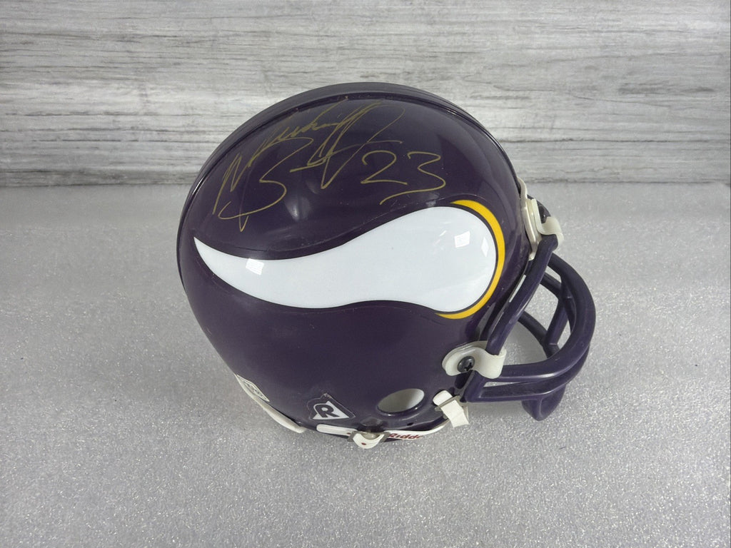 MICHAEL BENNETT  Signed MN  Vikings Mini Helmet NO COA PLEASE READ,AUTHENTIC0