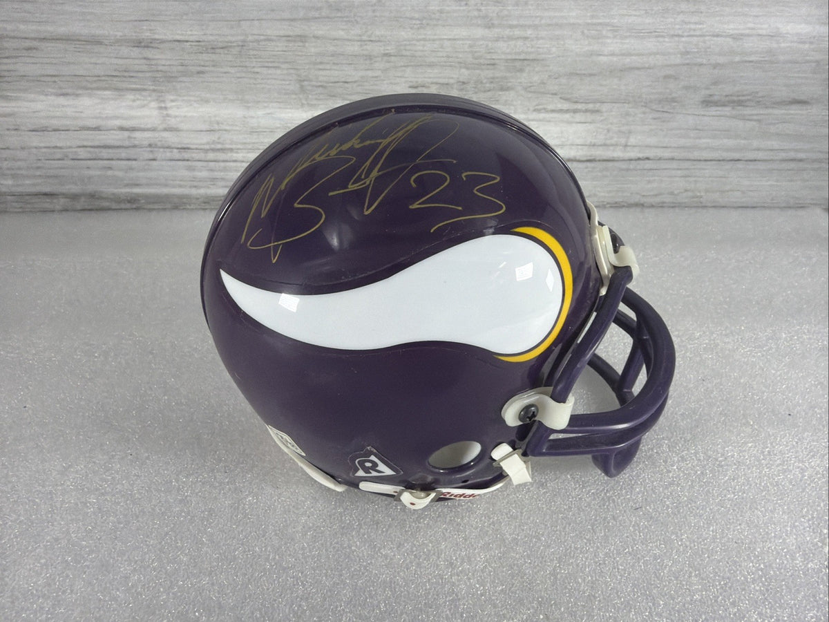 MICHAEL BENNETT  Signed MN  Vikings Mini Helmet NO COA PLEASE READ,AUTHENTIC0
