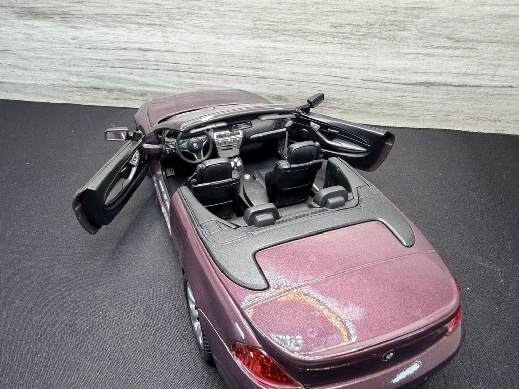 RARE Welly 1/18 BMW 645Ci Die-cast Car Model Collection burgundy No Box12