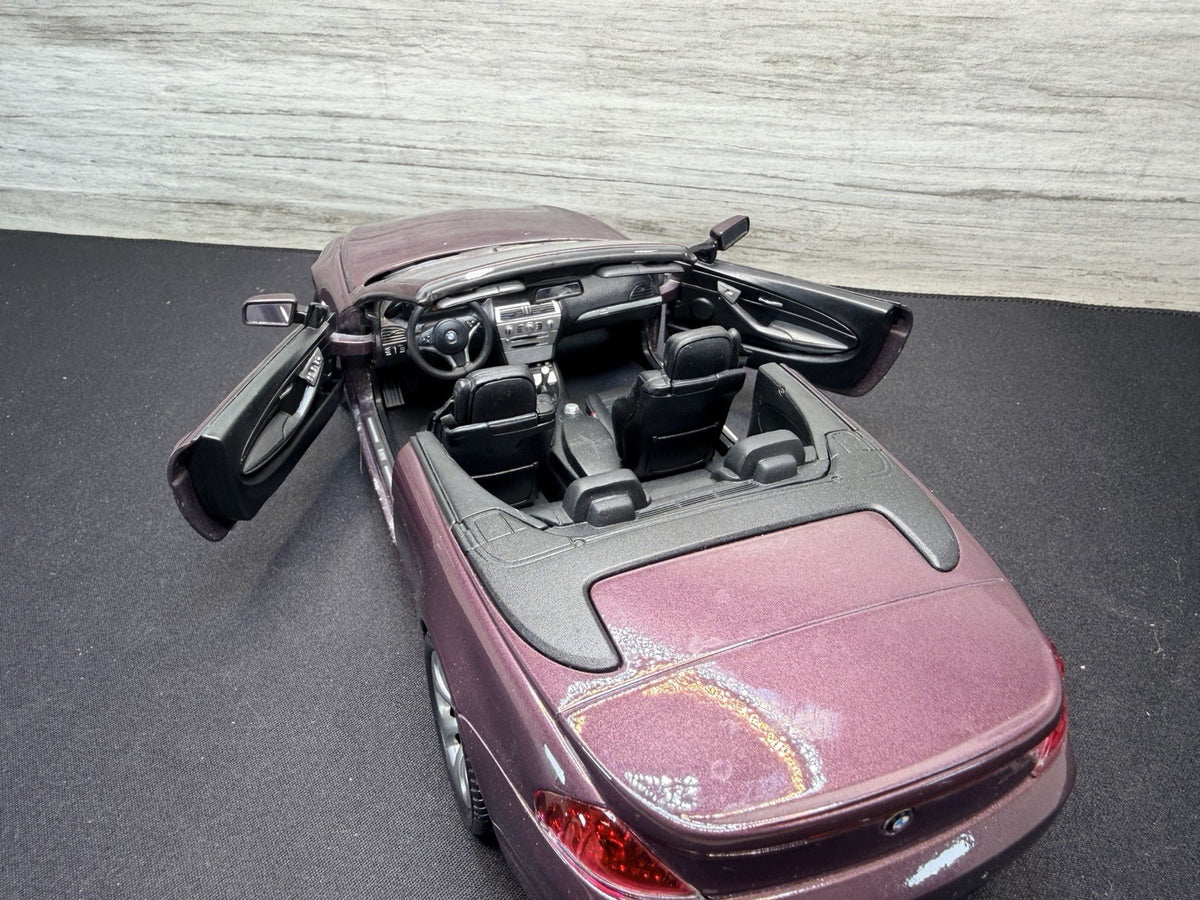 RARE Welly 1/18 BMW 645Ci Die-cast Car Model Collection burgundy No Box12