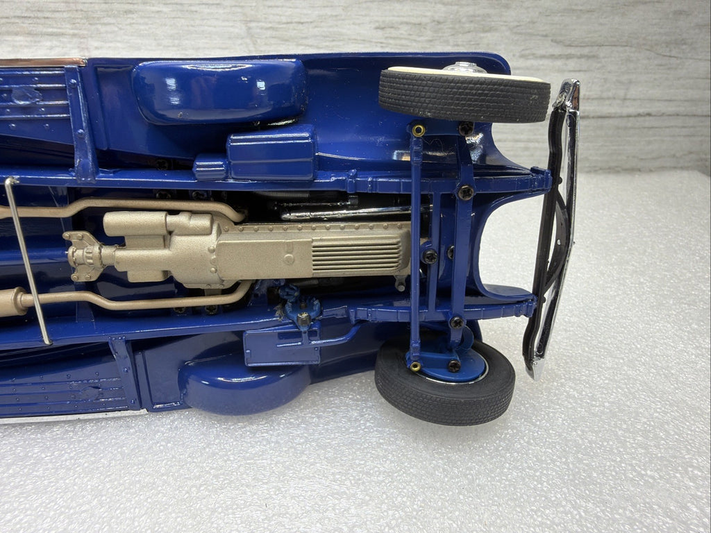 1932 Cadillac V16 Sport Phaeton 1:24 Franklin Mint TwoTone Blue No Box Headlight16