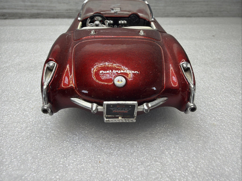 MAISTO Pro Rodz 1:24 SCALE 1957 CORVETTE CONVERTIBLE RED Chevrolet NO BOX8