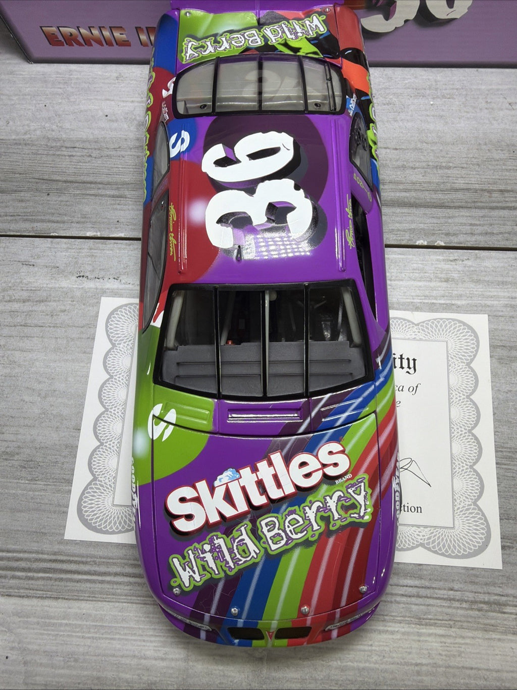 REVELL Ernie Irvan 1998 Wild Berry Skittles Pontiac 1/18 Scale 1 of 3120 New7