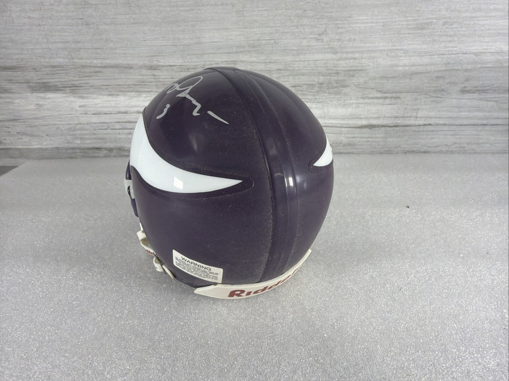 JEFF GEORGE  Signed Minnesota Vikings Mini Helmet NO COA PLEASE READ,AUTHENTIC3