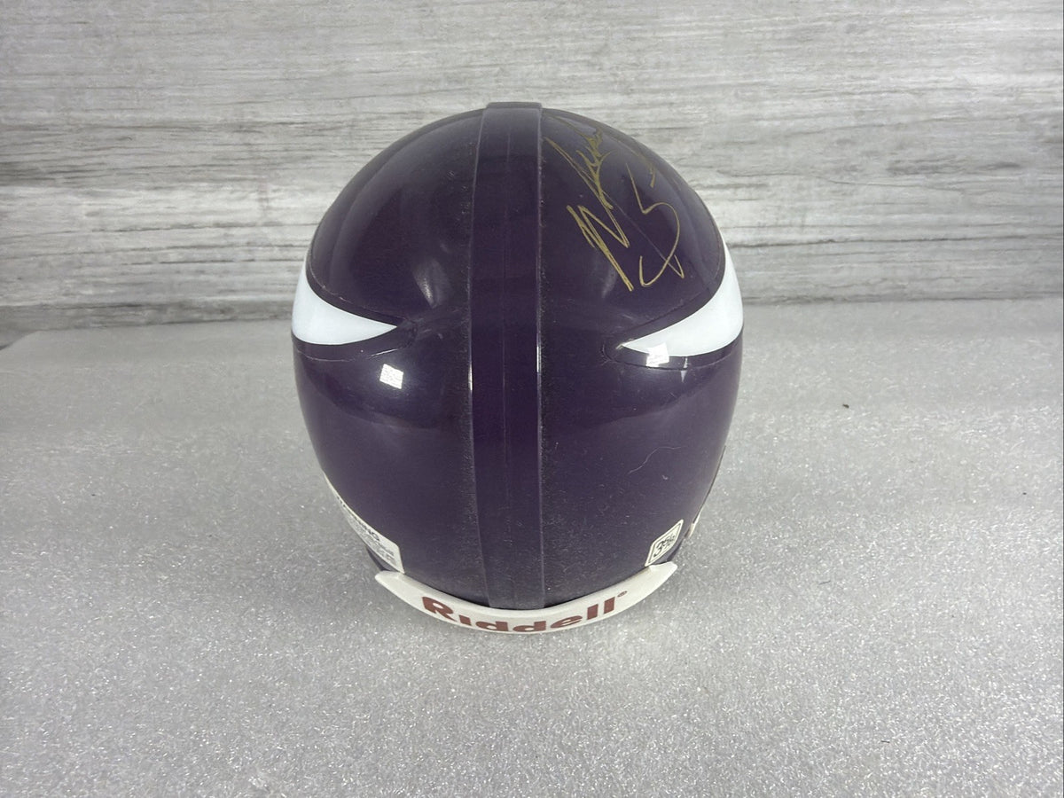 MICHAEL BENNETT  Signed MN  Vikings Mini Helmet NO COA PLEASE READ,AUTHENTIC6