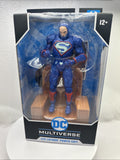 LEX LUTHOR McFarlane DC Multiverse Blue Power Suit & Throne 7" NEW Action Figure0