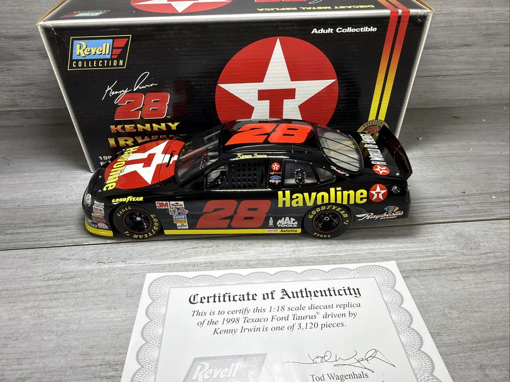 Kenny Irwin #28 Ford Taurus Texaco 1998 Revell 1:18 Scale 1 Of 3120 W/cert Nib10