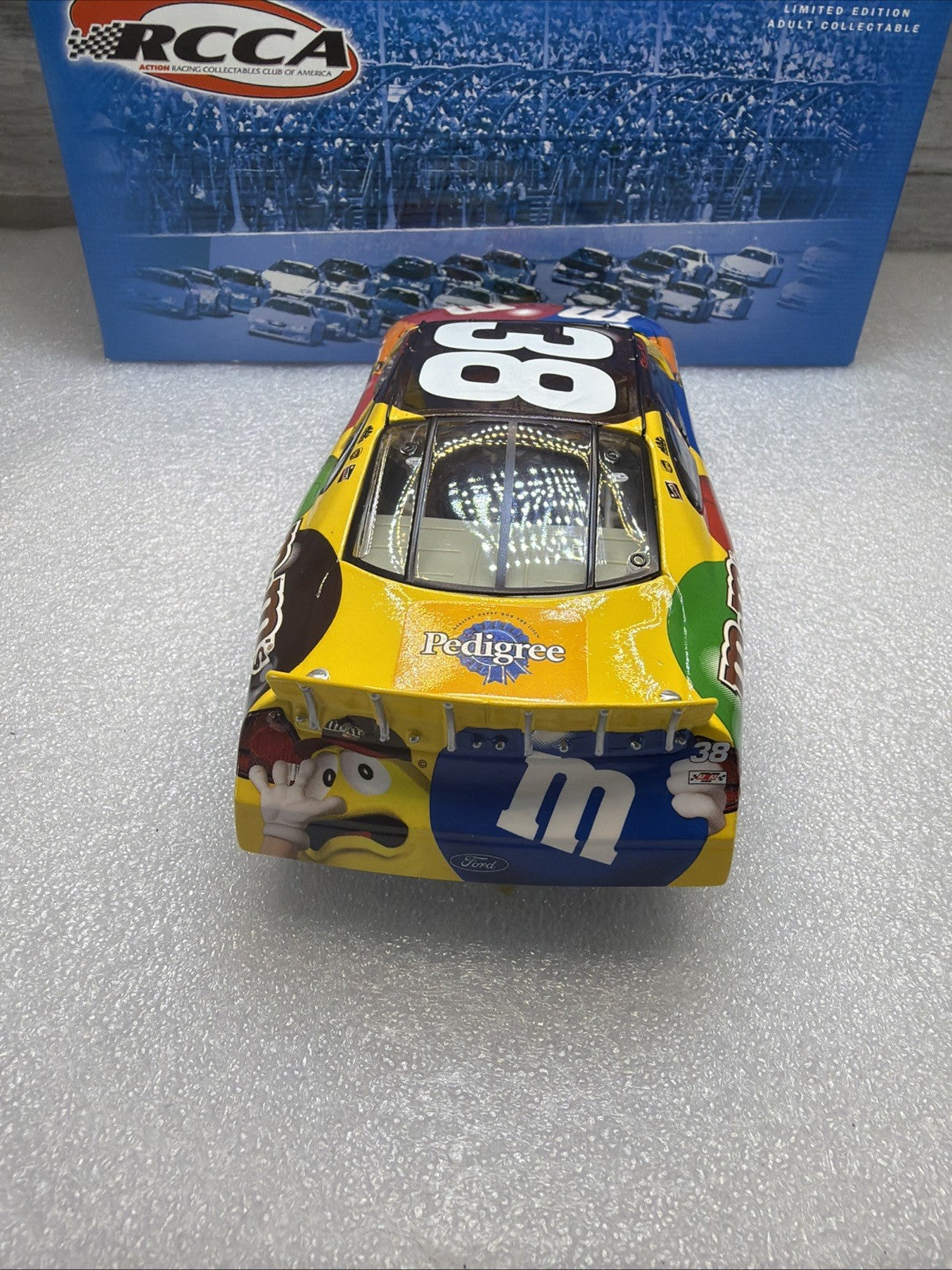 ACTION RCCA Elliott Sadler #38 M&M's 2004 Taurus Club Car 1 of 300 P/N 4023378