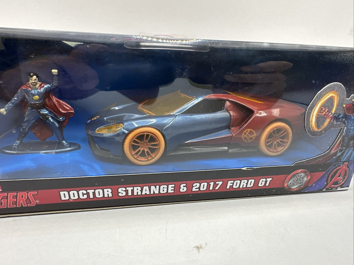 Jada Marvel Avengers Doctors Strange and 2017 Ford GT 1/32 New In Box2