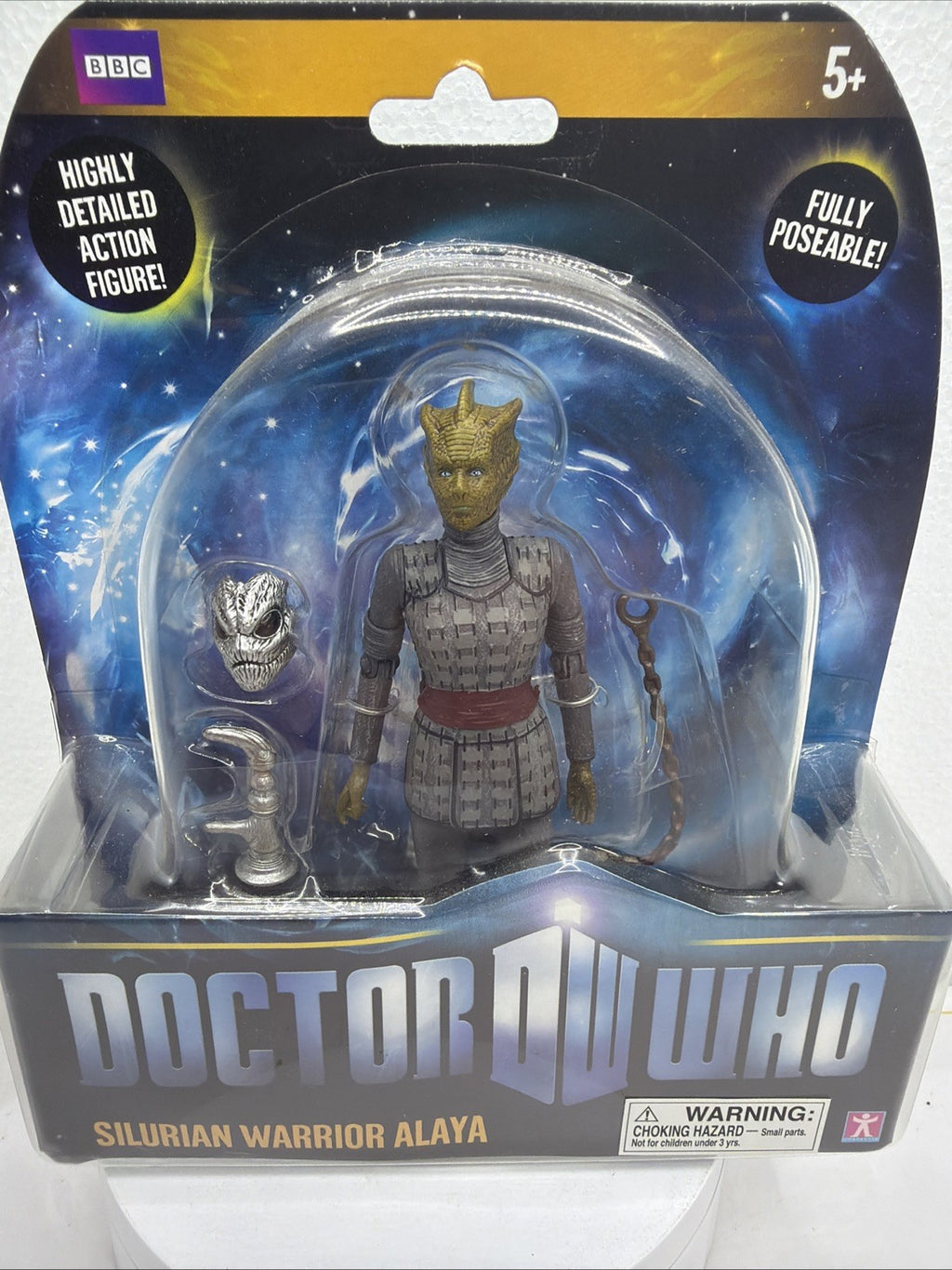 Doctor Who: Silurian Warrior Alaya Figure, Series 5, New RARE USA SEALED2