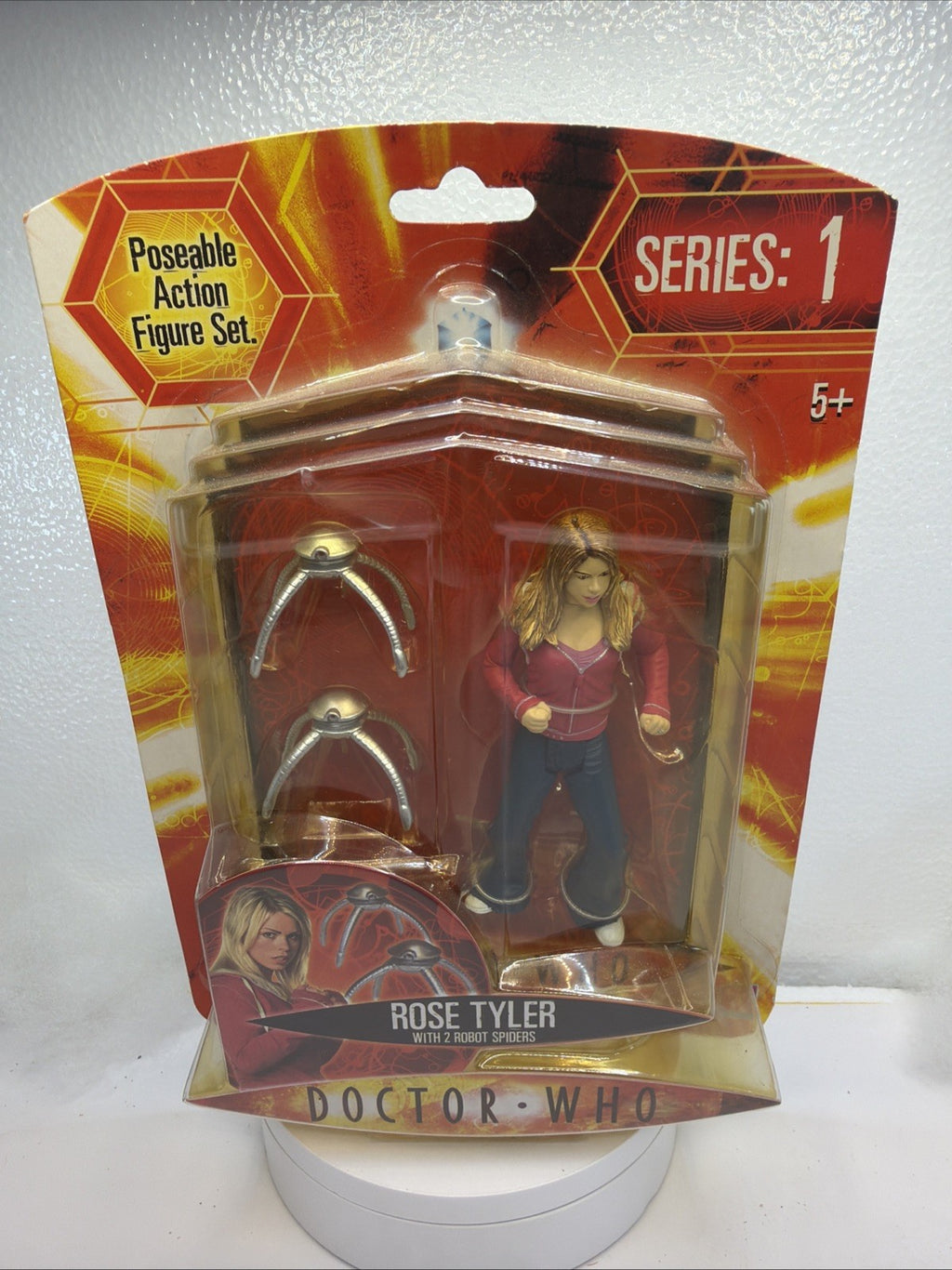 BBC Doctor Who- 10th Doctor- Rose Tyler w/Robot Spiders Action Figure- Series 15