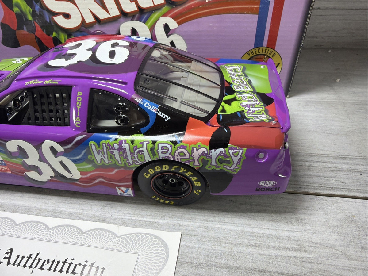 REVELL Ernie Irvan 1998 Wild Berry Skittles Pontiac 1/18 Scale 1 of 3120 New5