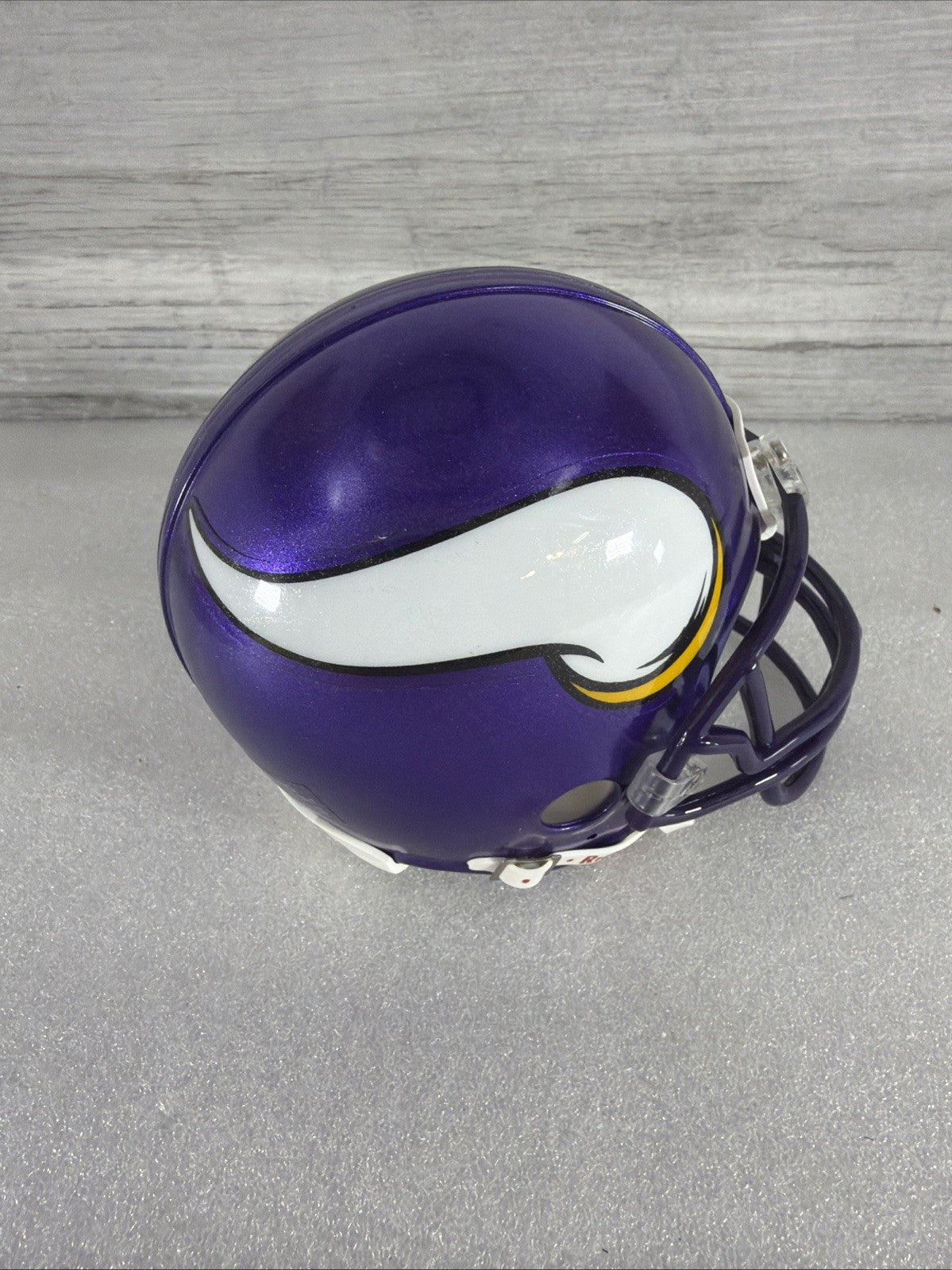 SIGNED MINNESOTA VIKINGS MINI HELMET- NO IDEA WHO-READ, DESCRIPTION!! AUTHENTIC4