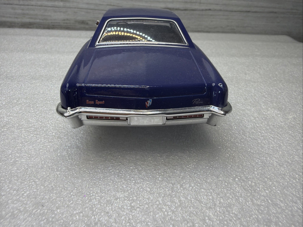 1965 BUICK RIVIERA GRAND SPORT HARD TOP WELLY 24072 1/24 DIECAST CAR BLUE NO BOX7