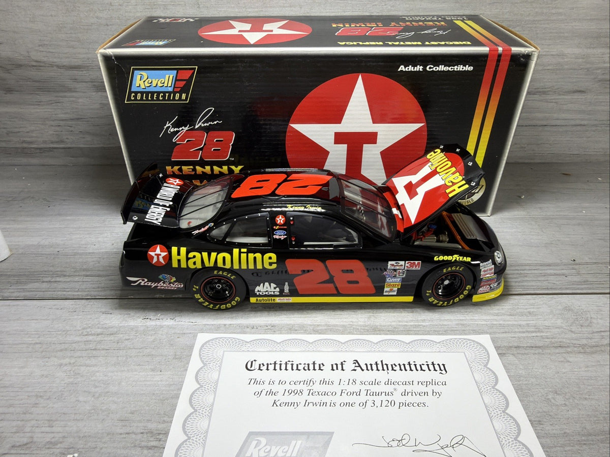 Kenny Irwin #28 Ford Taurus Texaco 1998 Revell 1:18 Scale 1 Of 3120 W/cert Nib6