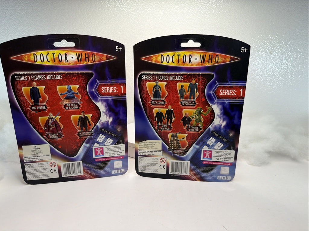 Doctor Who Series 1 Gelth Zombie and Sycorax Warrior Action Figure Set of 2 NEW7