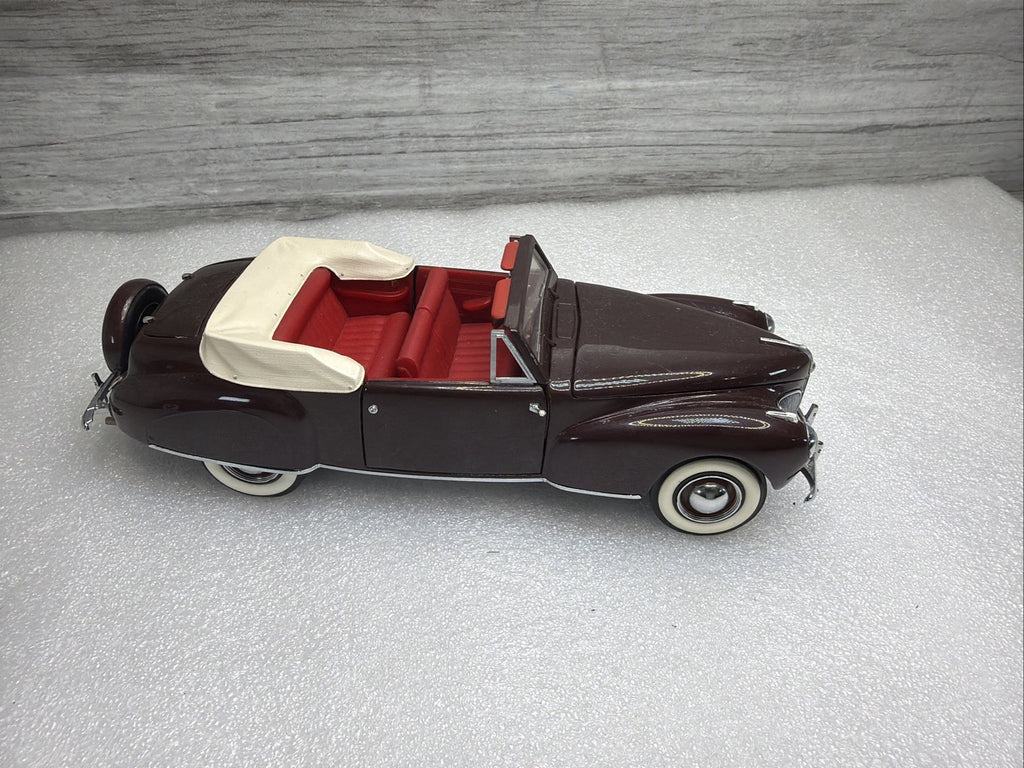 1989 Franklin Mint 1:24 Diecast 1941 Lincoln Continental Mark I Car, No Box,tag13