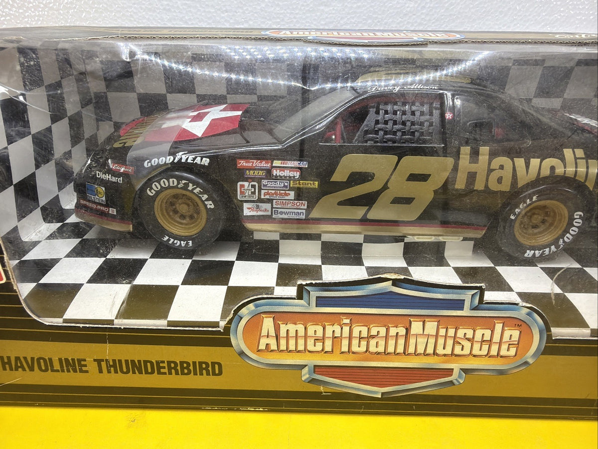 Davey Allison Havoline Thunderbird 1/18 Ertl American Muscle 1990 New Rare.1
