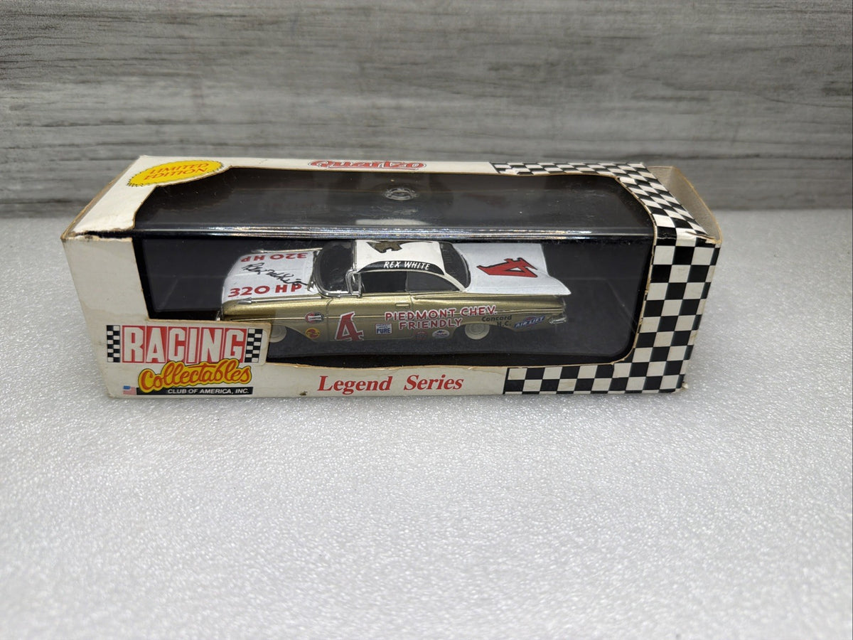 RARE QUARTZO  Rex White #4 Piedmont Chev  1959  diecast 1/43 SIGNED IN BOX0