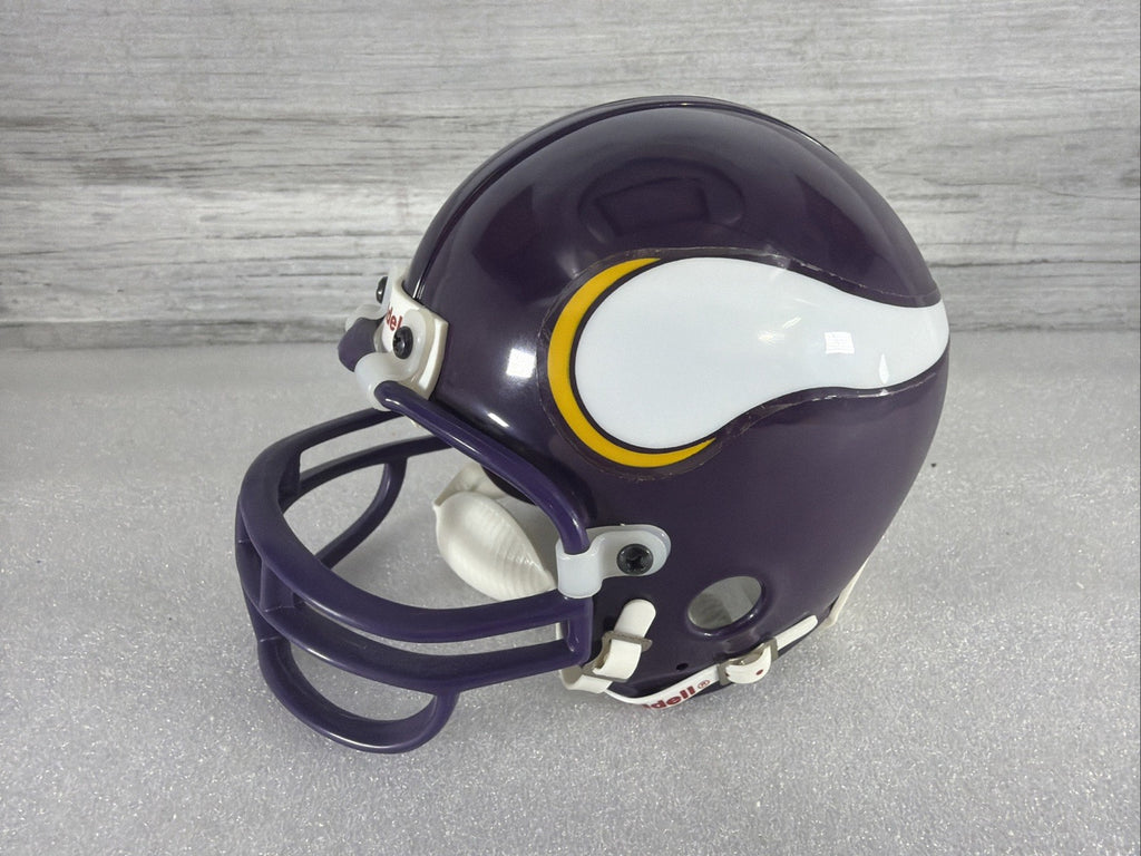 BRAD JOHNSON Signed Minnesota Vikings Mini Helmet NO COA PLEASE READ,AUTHENTIC4
