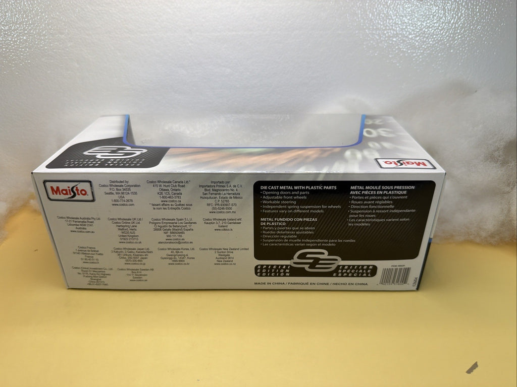 Maisto Special Edition 1:18 Diecast 1965 Chevrolet Corvette Blue Car New Sealed7