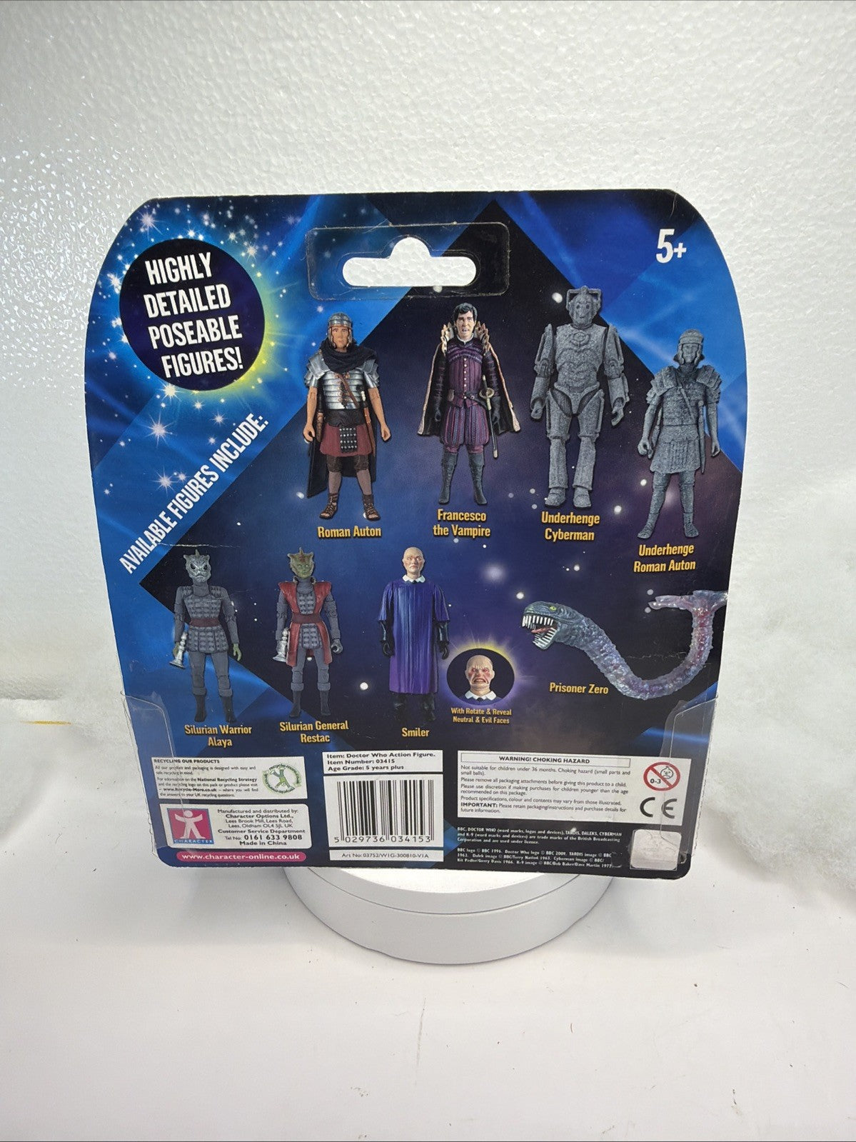 BBC Doctor Dr. Who Series 5   Silurian General Restac Action Figure  RARE3