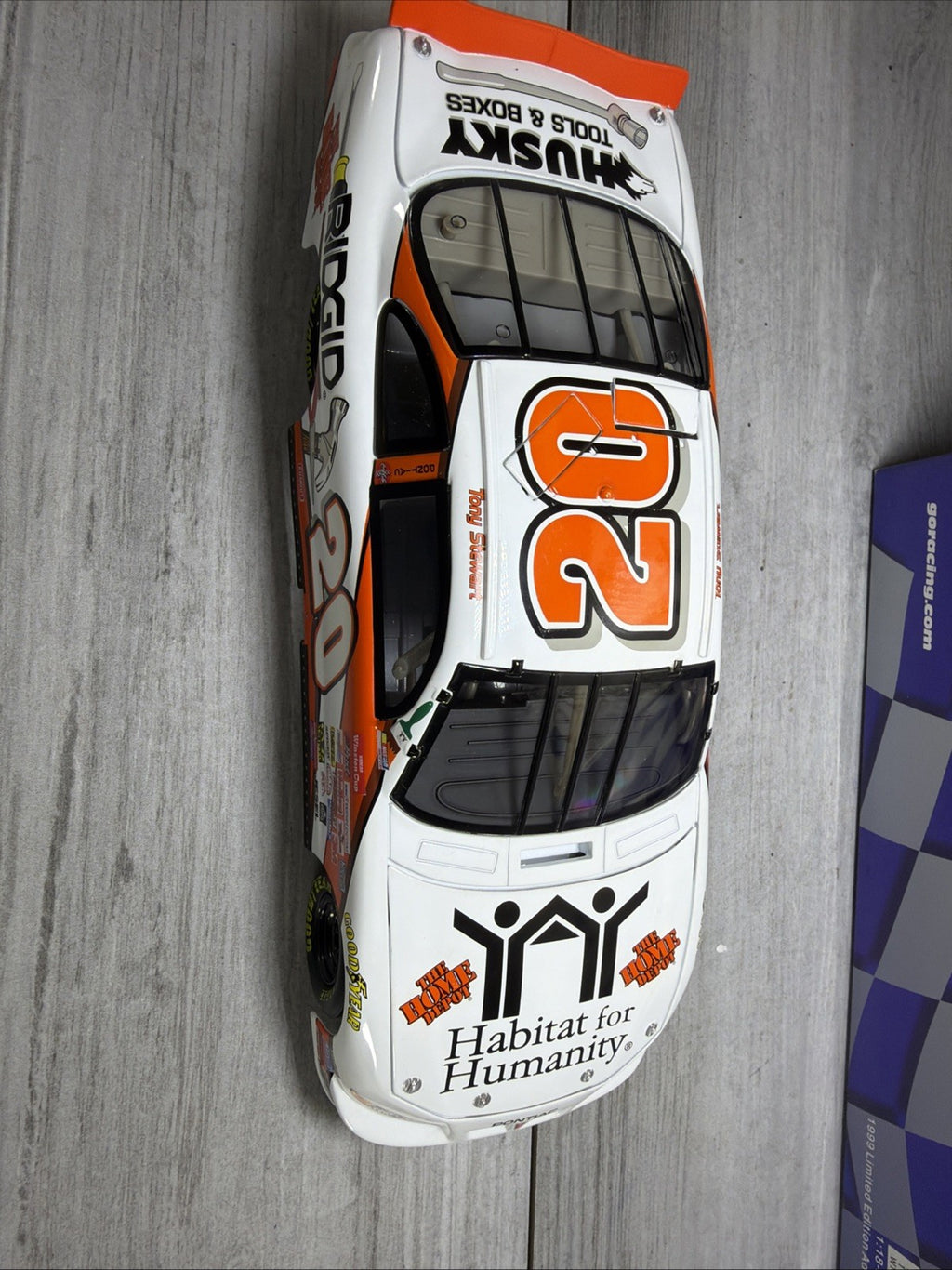 Action 1999 Habitat for Humanity , Home Depot 1:18 Pontiac #20 Tony Stewart  New12