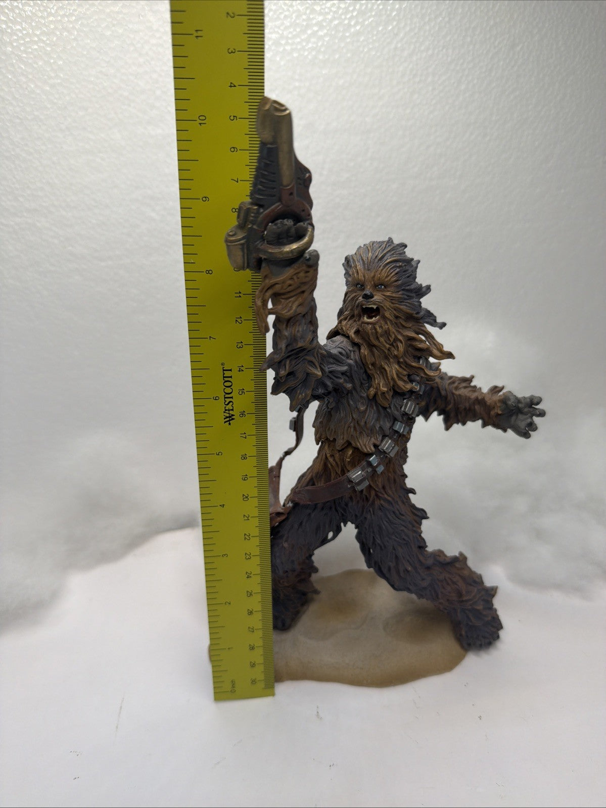 STAR WARS UNLEASHED CHEWBACCA 10” FIGURE (Hasbro, 2004) Nice Rare Lucas Films1