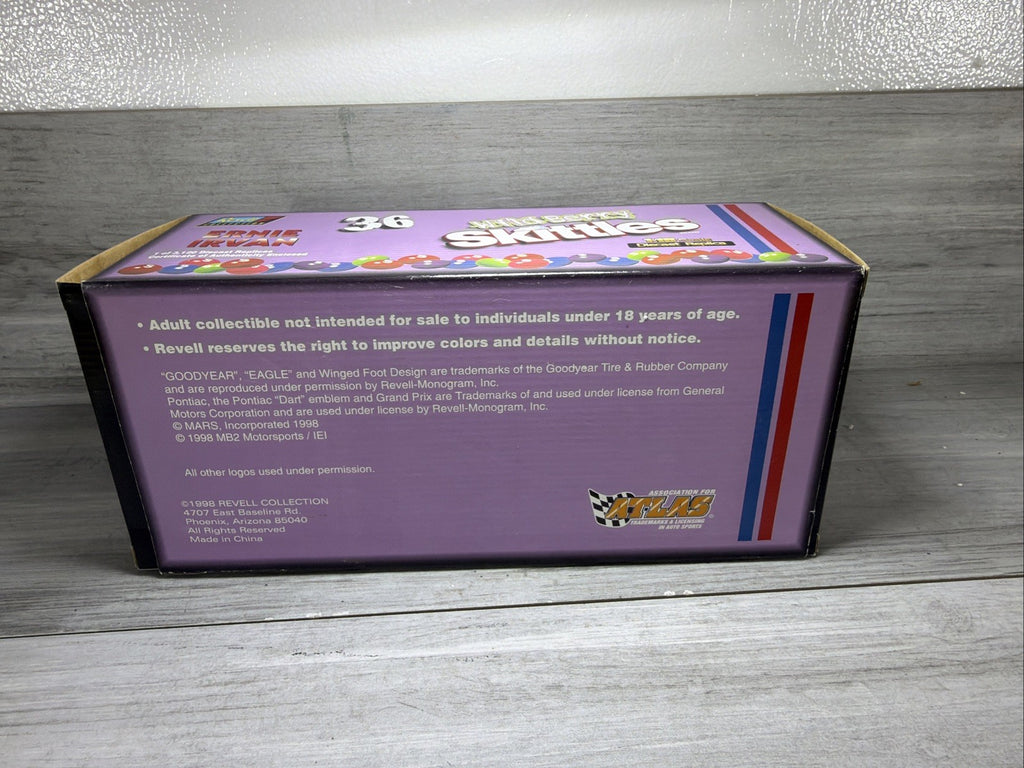REVELL Ernie Irvan 1998 Wild Berry Skittles Pontiac 1/18 Scale 1 of 3120 New17