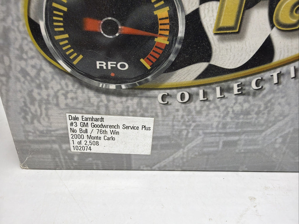 NASCAR Dale Earnhardt #3 2000 Monte Carlo Platinum 75th Win Goodwrench No Bull1