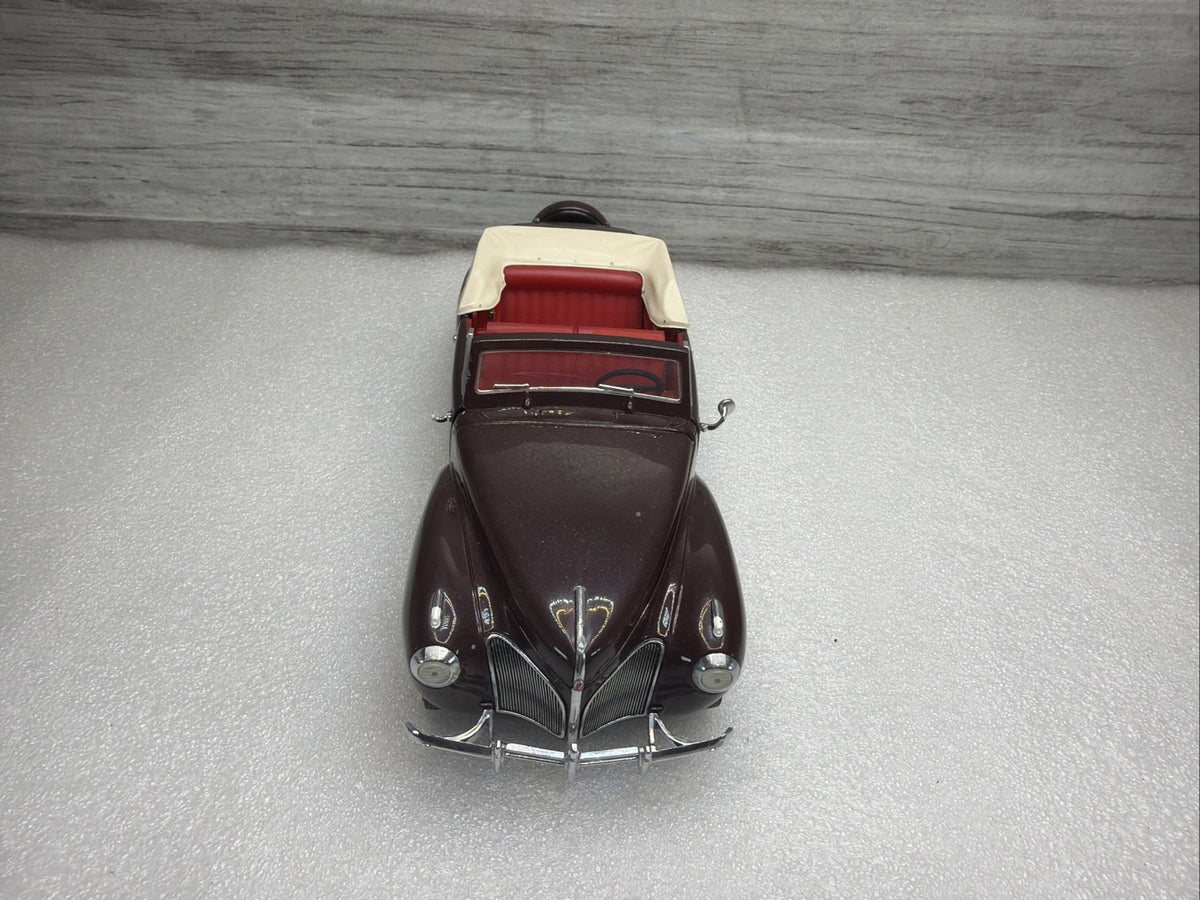 1989 Franklin Mint 1:24 Diecast 1941 Lincoln Continental Mark I Car, No Box,tag7