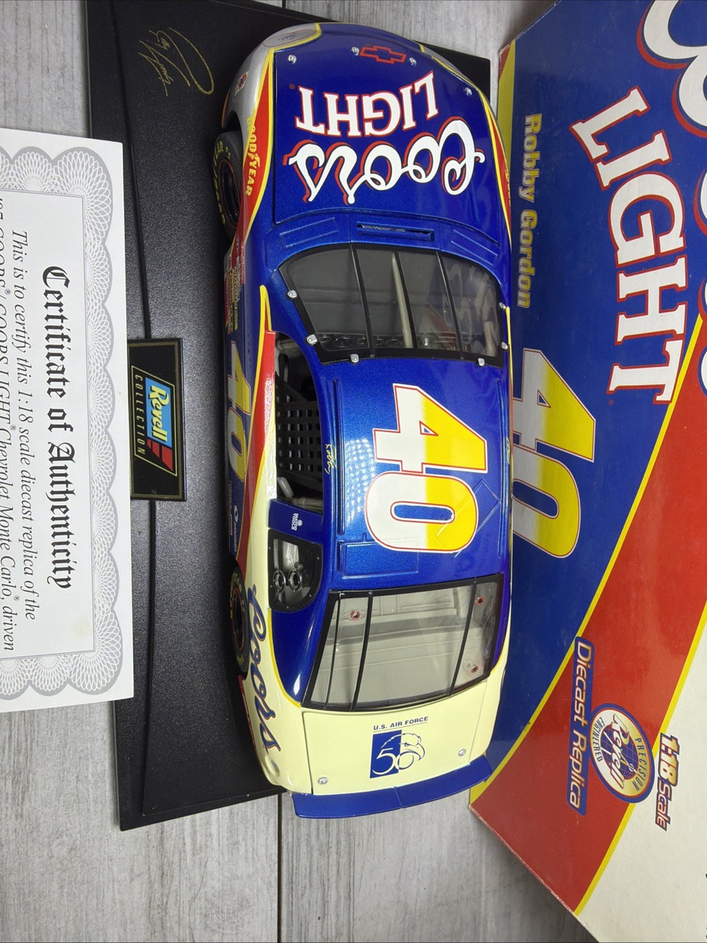 Revell 1997 Robby Gordon #40 Coors Light Monte Carlo 1:18 Scale Diecast 1/50047