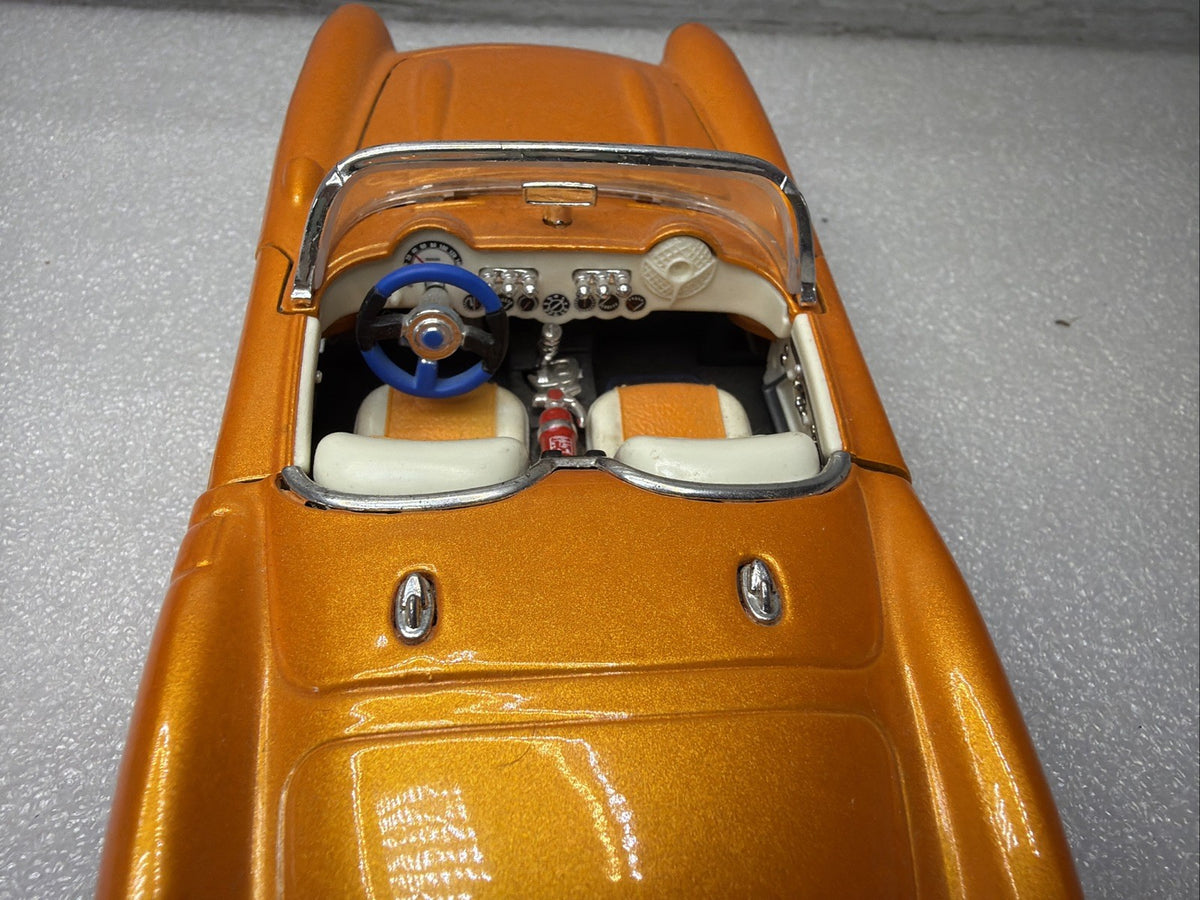 MAISTO Pro Rodz 1:24 SCALE 1957 CORVETTE CONVERTIBLE Orange Chevrolet7