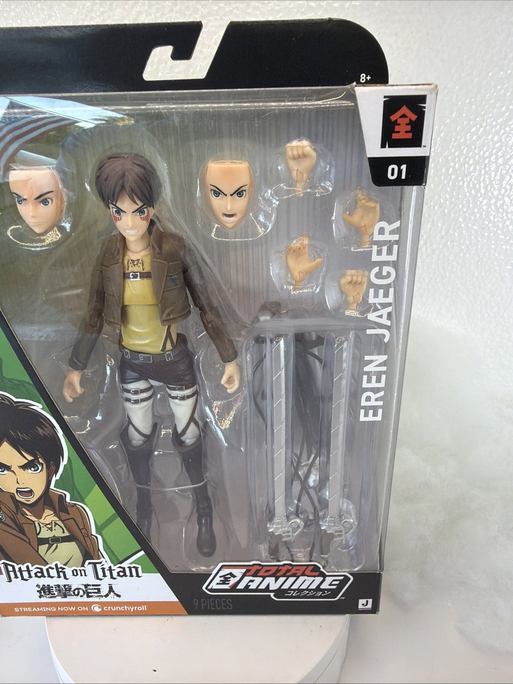 EREN JAEGER - Attack On Titan, Total Anime Action Figure, New/2024 SEALED2