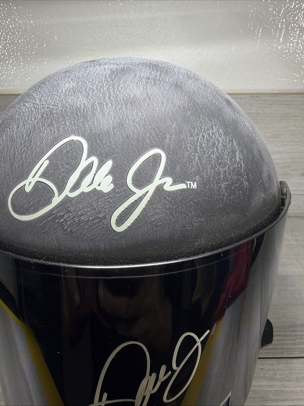 DALE EARNHARDT JR SIGNED REPLICA FULL SIZE HELMET NASCAR PSI CERT SIMPSON5
