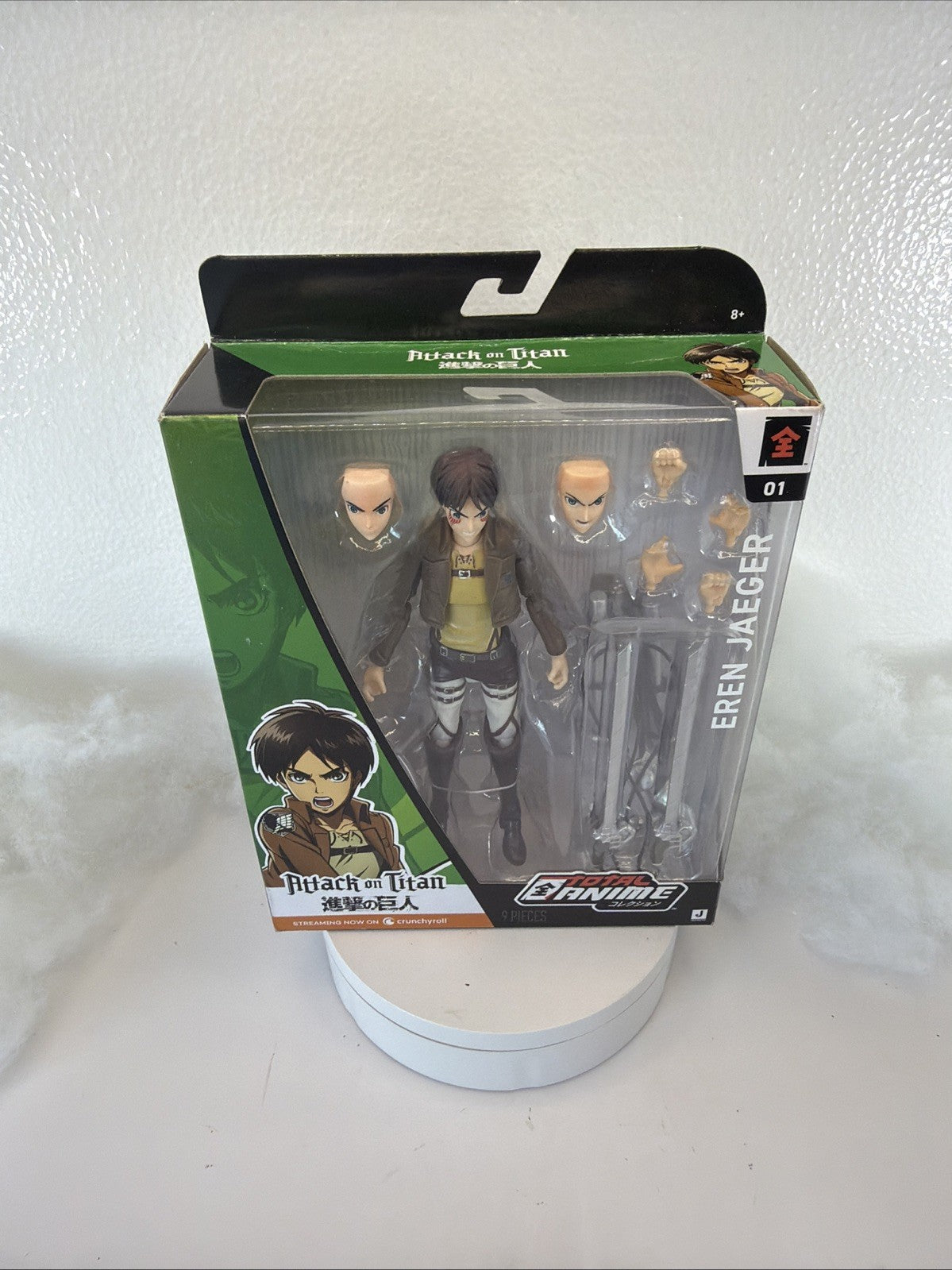 EREN JAEGER - Attack On Titan, Total Anime Action Figure, New/2024 SEALED3