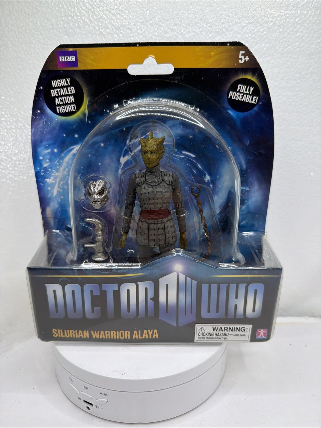 Doctor Who: Silurian Warrior Alaya Figure, Series 5, New RARE USA SEALED0