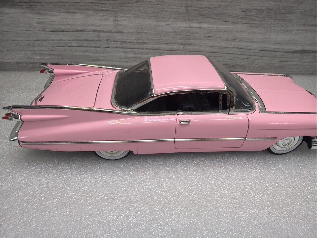 Jada, 1959 Cadillac Deville, Pink, 1:24 Diecast Car W Opening Doors Nice No Box1